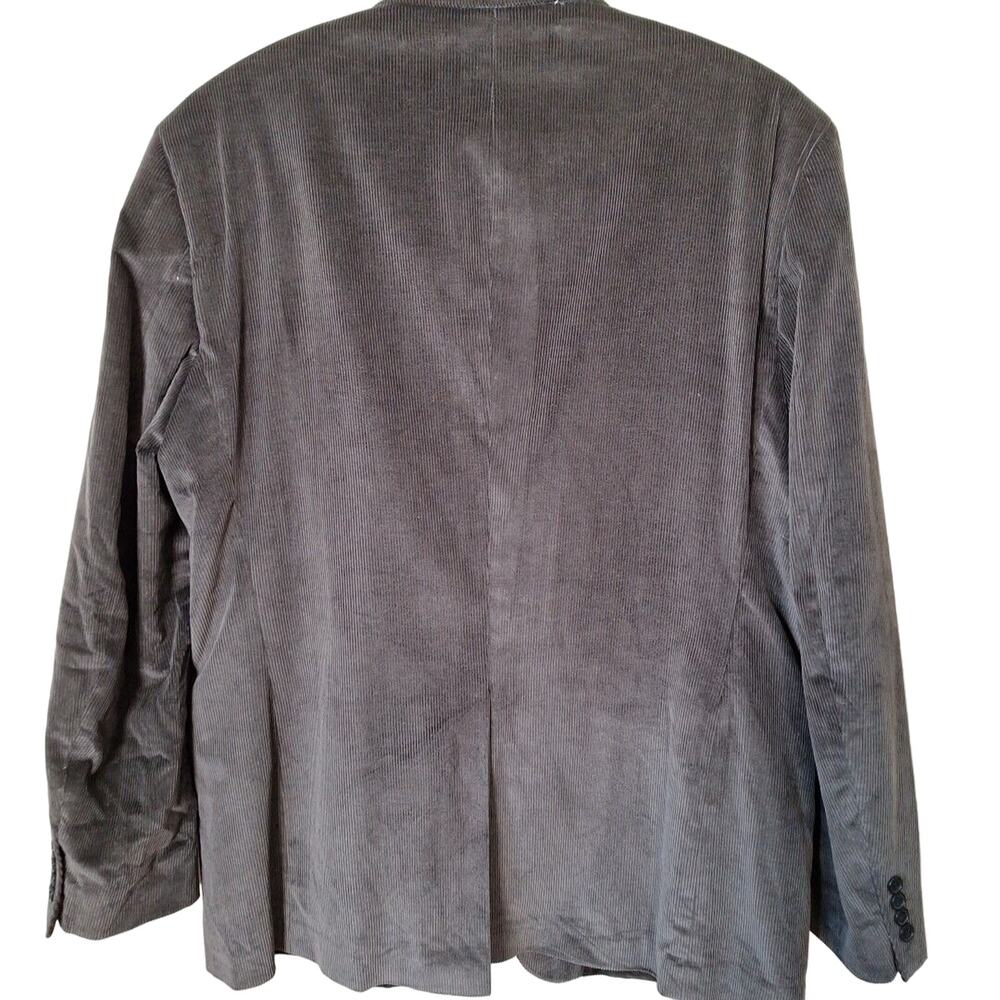 Stafford Brown Cotton Corduroy Classic Fit Sport Jacket Blazer Men Size 46L Prep - Picture 3 of 7